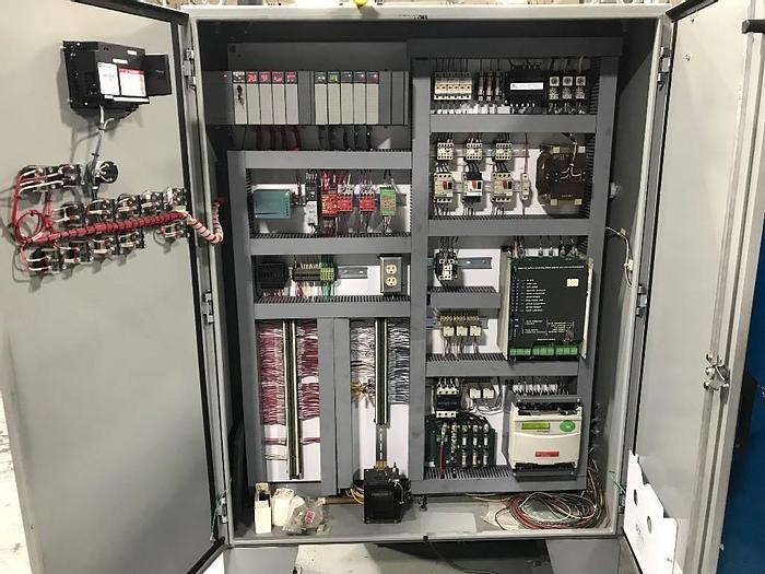 Used 76" WIDE CAMERON DUPLEX CANTILEVERED SLITTER REWINDER