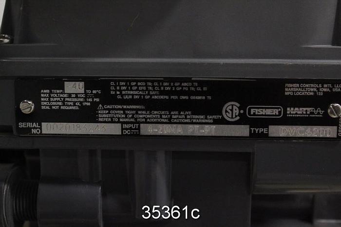 Unused Fisher V150 1" Vee Ball Control Valve #35361