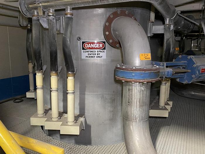 Used BIRD ESCHER WYSS CF2C - F1 SS STACKED VERTICAL FLOTATION CELL 1992