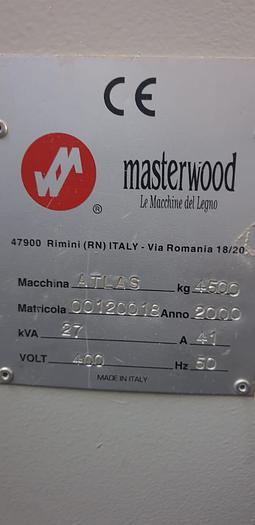 Used 2000 Masterwood Italy Masterwood CNC for door and window production Woodmaster ATLAS