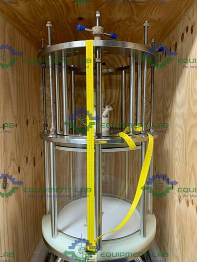 Used Pall 380/340 Resolute Chromatography Column 55 Liter Capacity w/ 2" Outlets