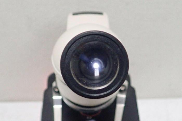 Used Ken-A-Vision Model T-1201C Monocular Microscope w/ 3 Objectives 4x, 10x, 40x