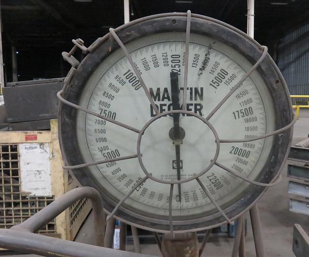 Used MARTIN DECKER CRANE SCALE