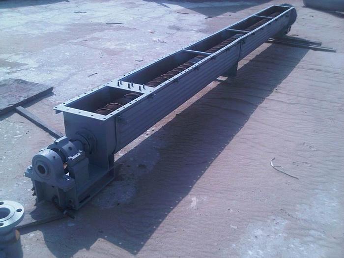 Used 12" x 20' SINGLE DENVER SINGLE SCREW HOLOFLITE DRYER - C/S - WATER OR OIL