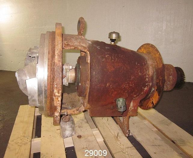 Used Goulds 3175 Iron Power End, 16" Stainless Steel 2/4 Vane Impeller and Stuffing Box Cover #29009