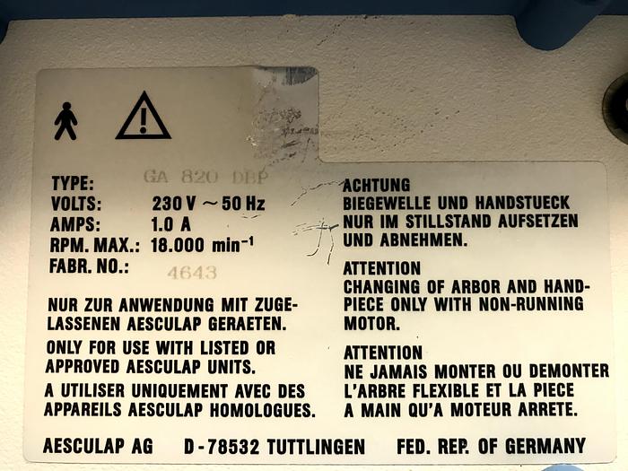 Gebraucht AESCULAP ELAN-E