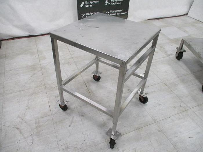 Used Table; Stainless Steel; 24"x 24"