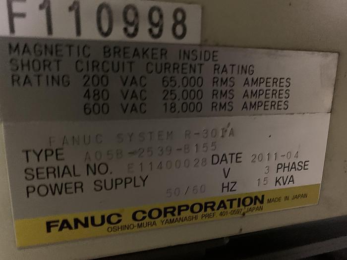 Used 2010 FANUC M900iA/260L 6 AXIS CNC ROBOT WITH R30iA CONTROLLER