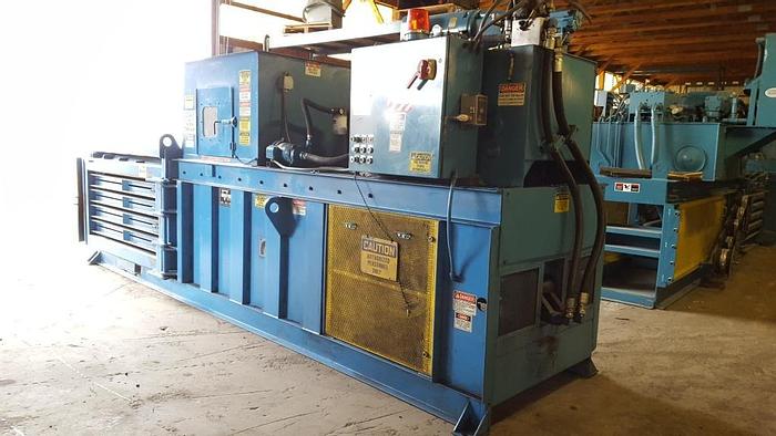 Used MARATHON HORIZONTAL SIDE EJECT BALER MDL SE-504840-830; 30 HP; 8" BORE CYLINDER