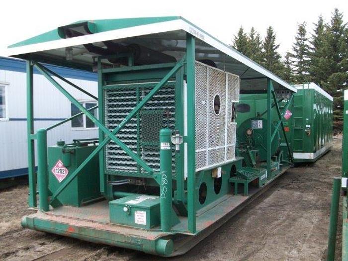 Used Oilwell S-856-10, (Formerly S-824-10) 5x8 Triplex Mud Pump Package