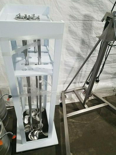 Used Lightning Stainless Steel Drum Mixing Blending Machine Mix Mixer with extra Blades