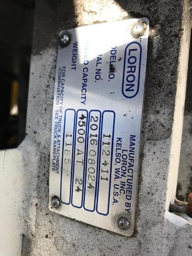 Used 2016 Loron Push/ Pull Attachment