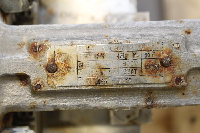 Used Davis Valve Co. 8" Hand Operated Knife Gate Valve #44025