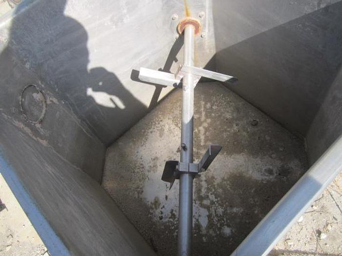 Used Tank, 70 Gallon, S/st, Mix, 29" X 29" X 29", Less Drive, #S734615