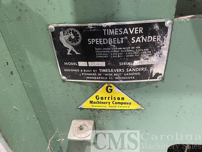 Used Timesavers 40" Wide Belt Sander