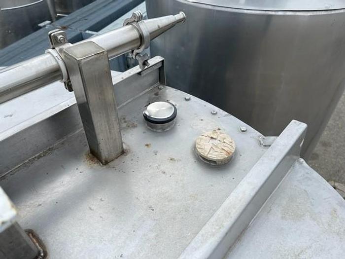 Used 850 Gallon Stainless Steel Jacketed Mix Tank