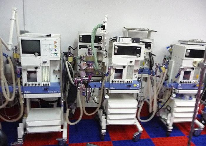 Generalüberholt Reparatur Dräger Narkosegeräte und Beatmungsgeräte