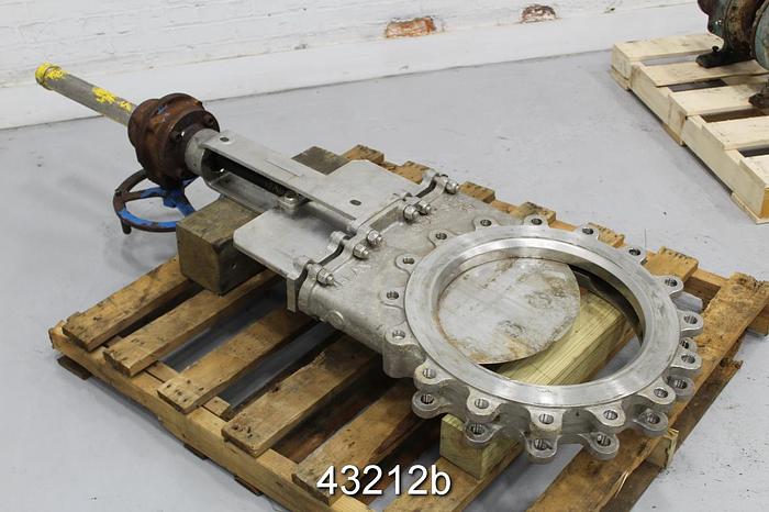Used Velan 16" Hand Operated Knife Gate Valve #43212