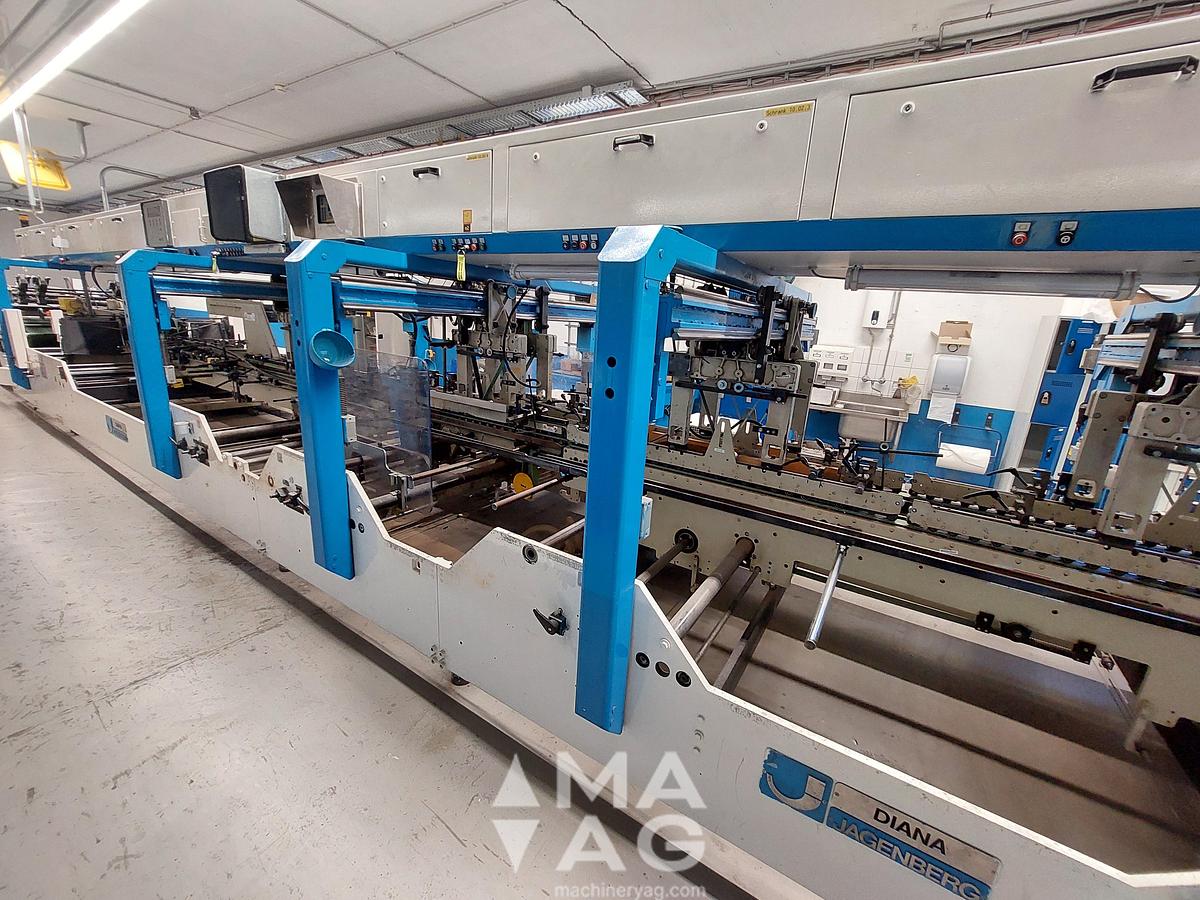 Used 1999 JAGENBERG DIANA 165-4 Folder Gluer