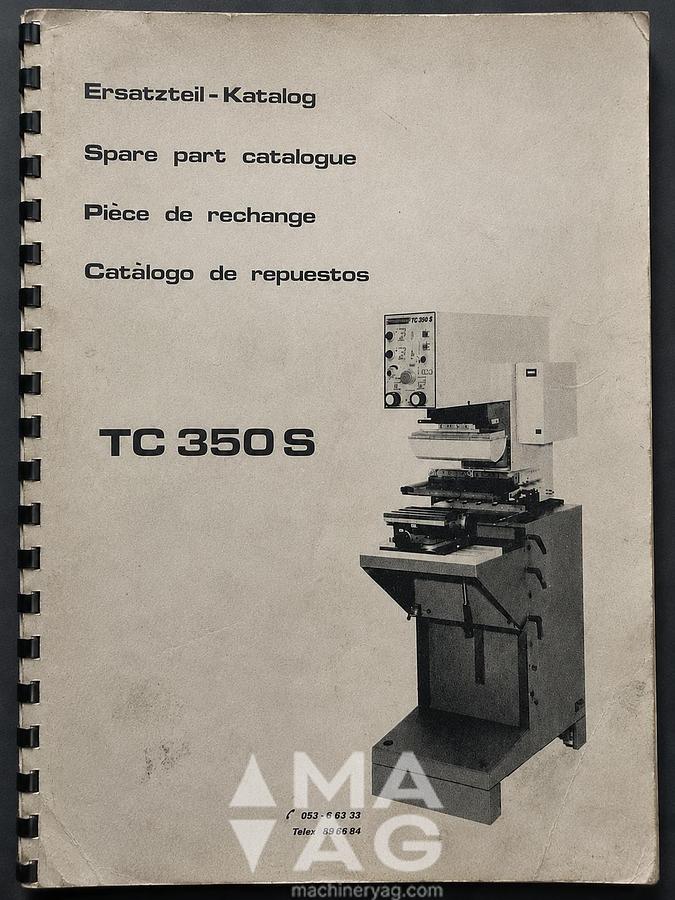 Used Teca-Print TC 350 S Pad Printing Machine
