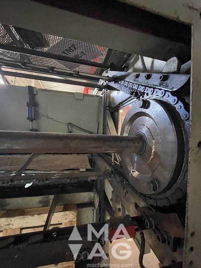 Used TMZ D-4500 Die cutter, year 1990