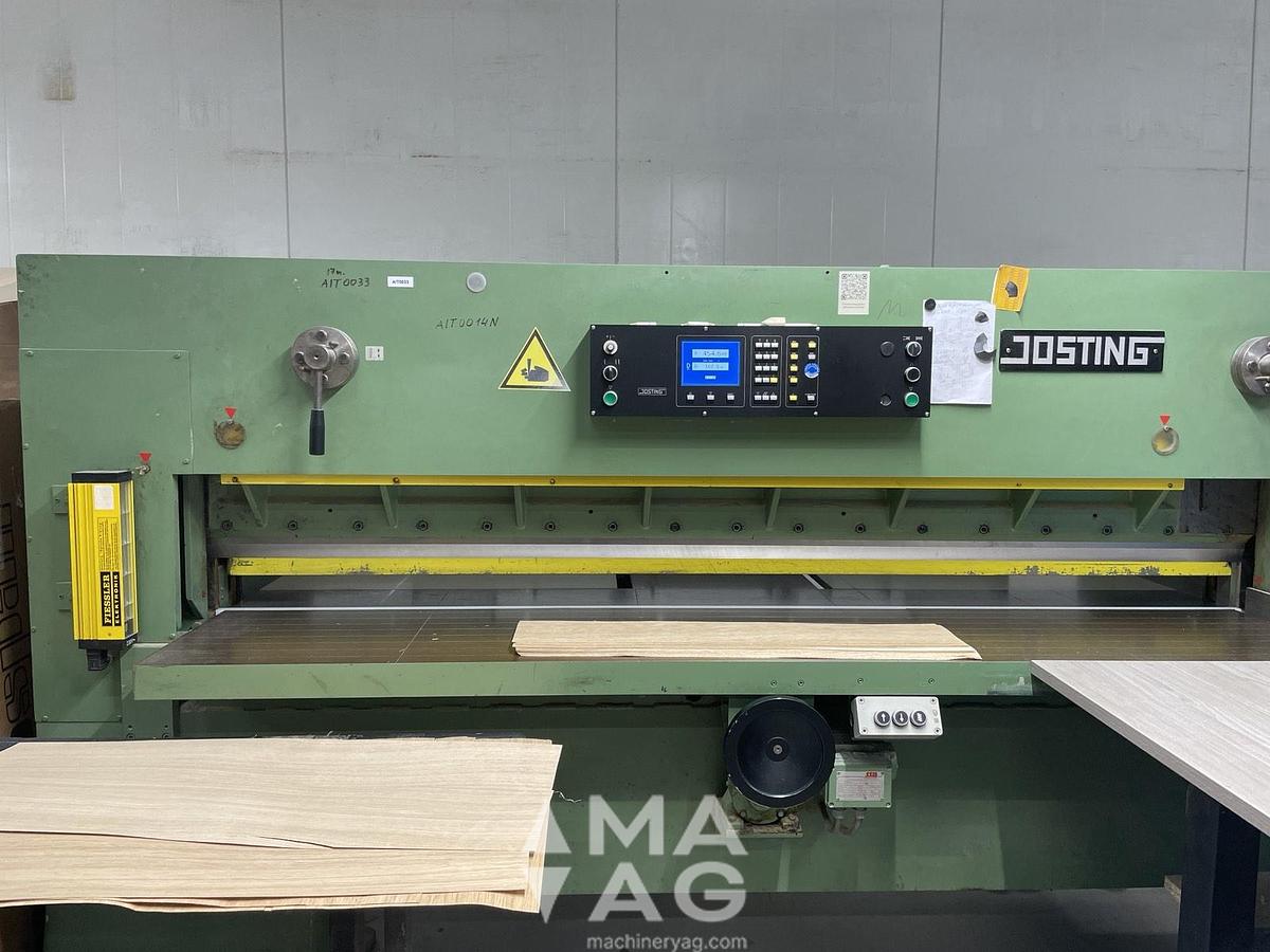 Used JOSTING EFS 2300 L – Modernized Veneer Guillotine