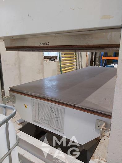 Used STETON 3000x1295 veneering press, 2002