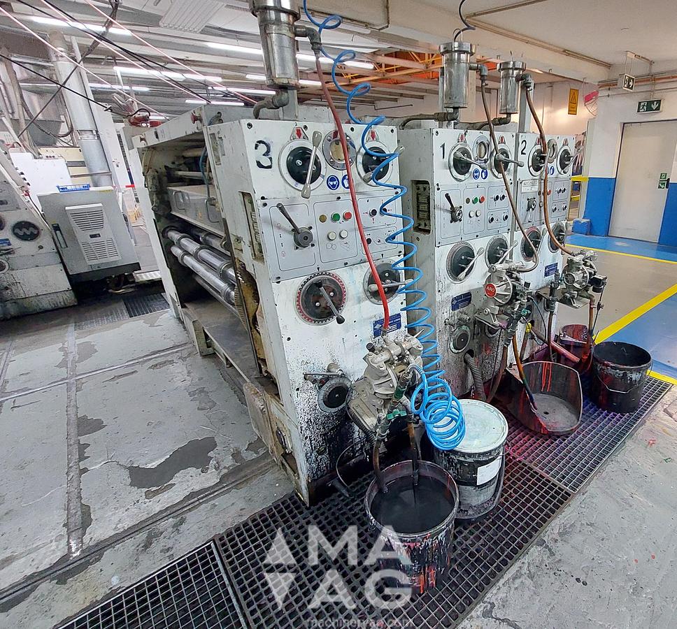 Used Martin 616 Miniline 3 Color Flexo Folder Gluer