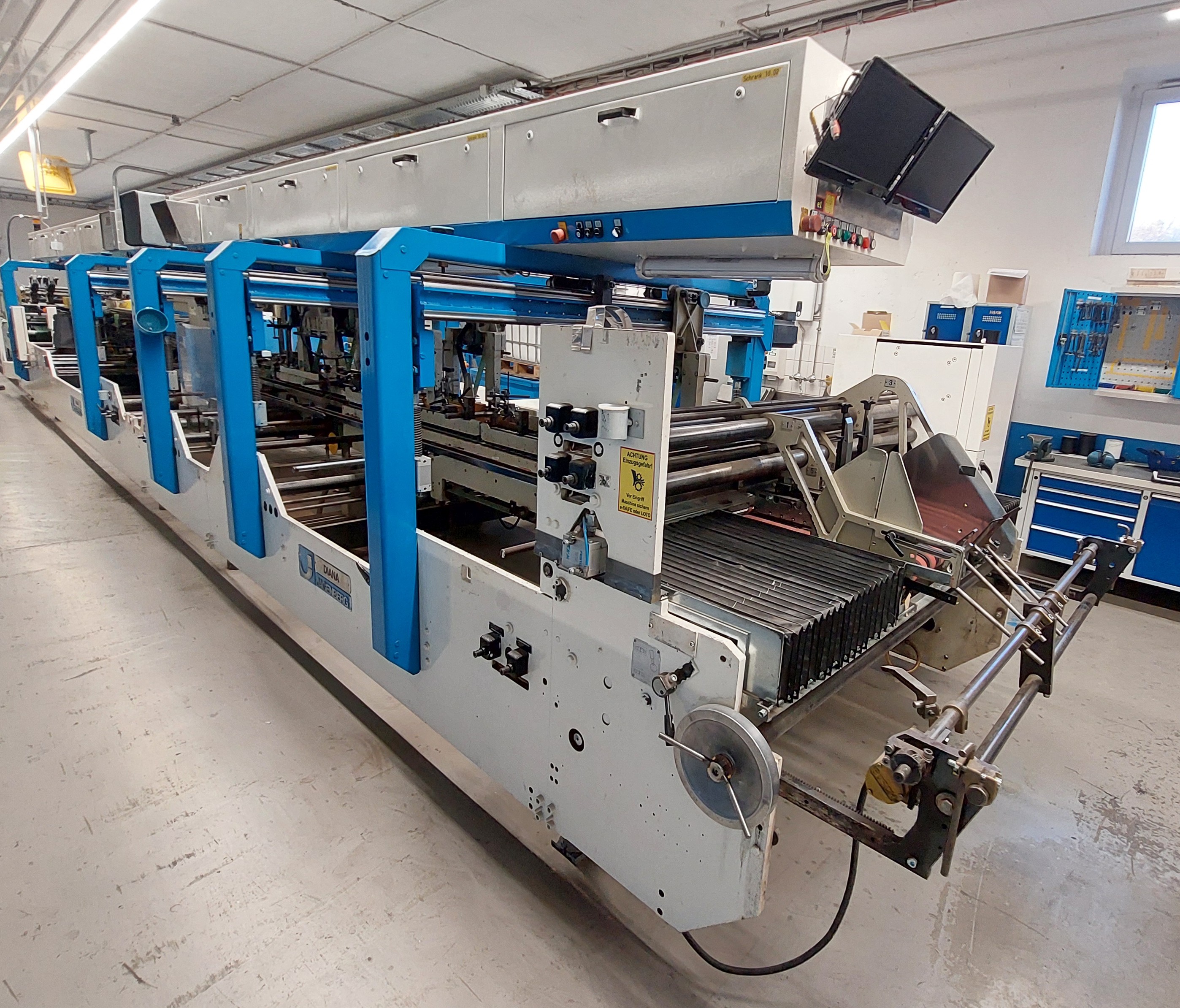 Used 1999 JAGENBERG DIANA 165-4 Folder Gluer