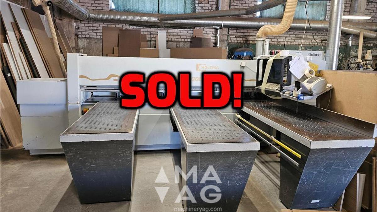 Used HOLZMA OPT HPP 82/31/GE, 2002 Gold Edition Beamsaw