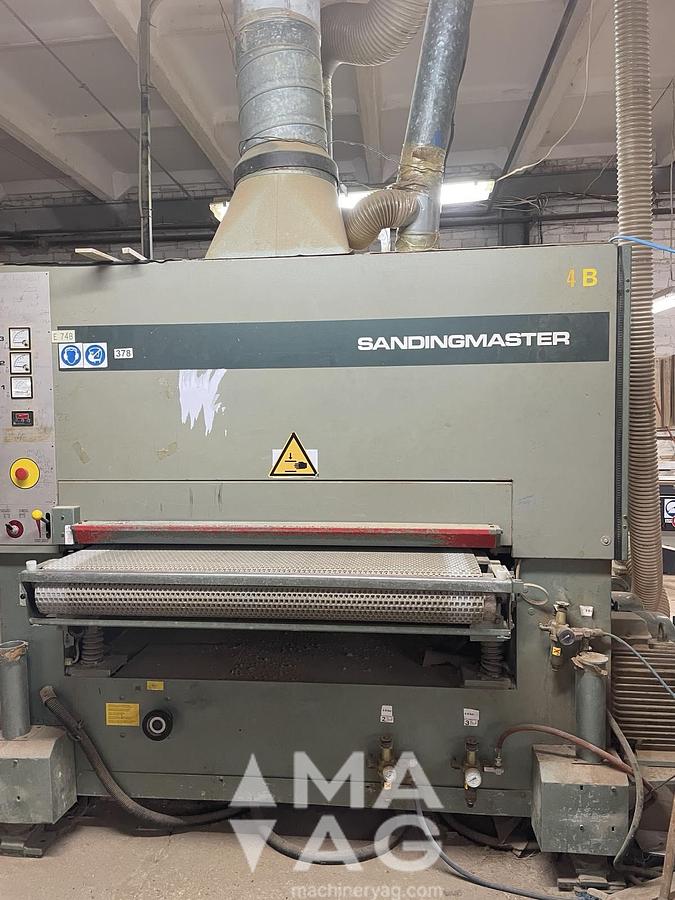 Used Sandingmaster SCSB3-1300 Wide belt sander, year 1993