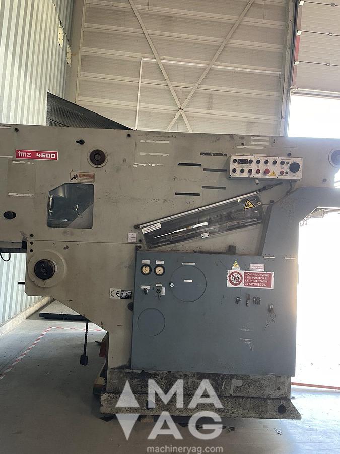 Used TMZ D-4500 Die cutter, year 1990