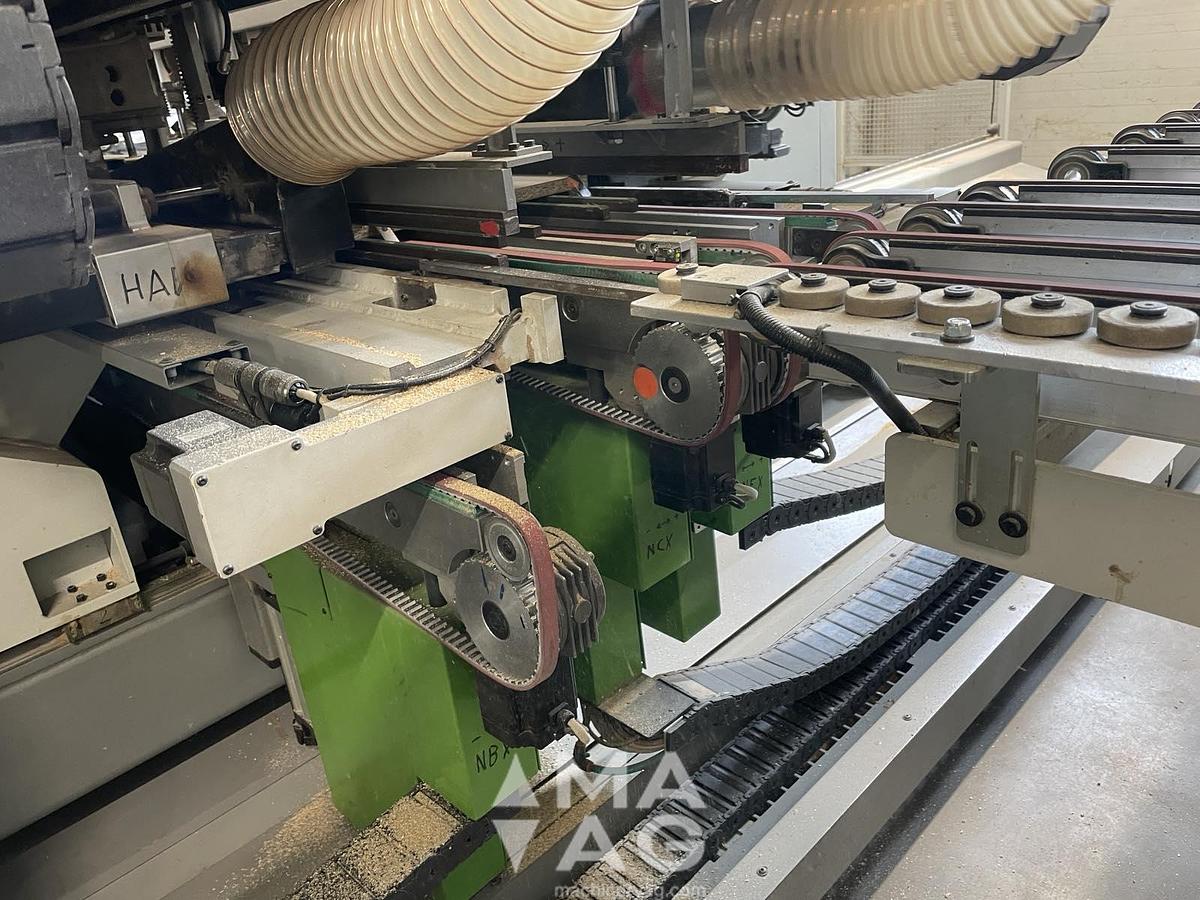Used BIESSE FTT800 (2)+FHT+ADVANTAGE (2) Drilling, milling and dowel insertion CNC center