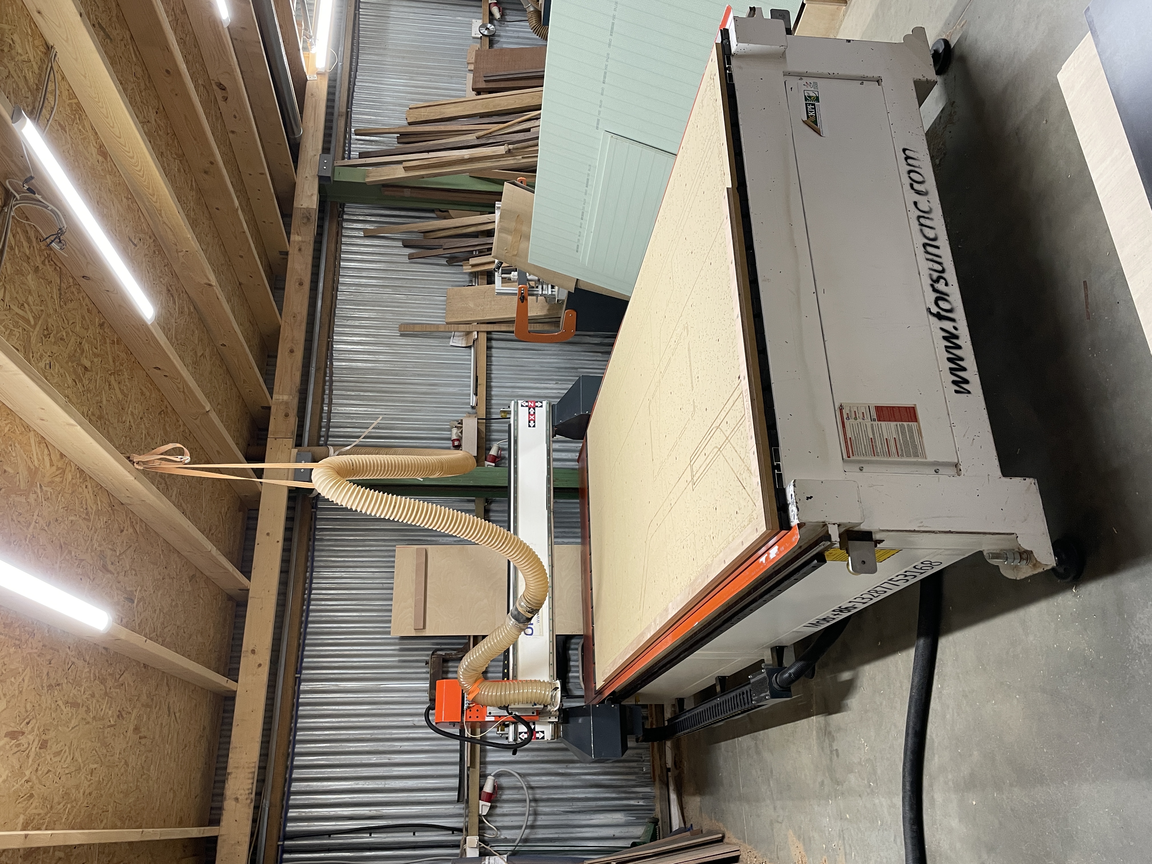 Used 2022 Forsun CNC Machinery FS1530 3-axis CNC Router