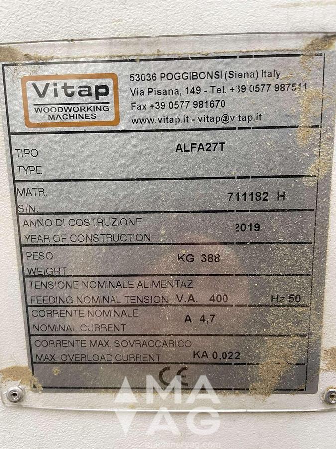 Used 2019 VITAP Alfa 27T