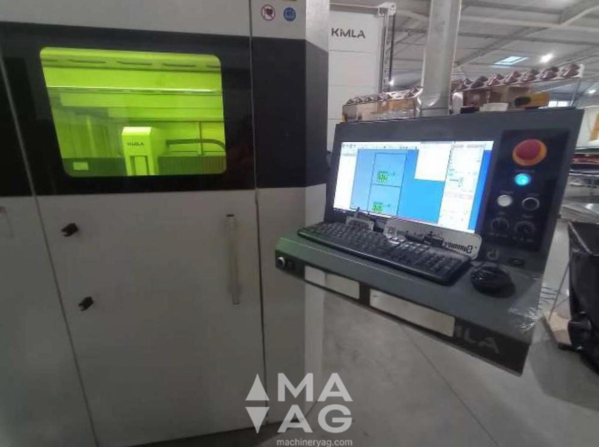 Used KIMLA POWERCUT LF1530 Fiber Laser Cutting System (Fully Automated Line)