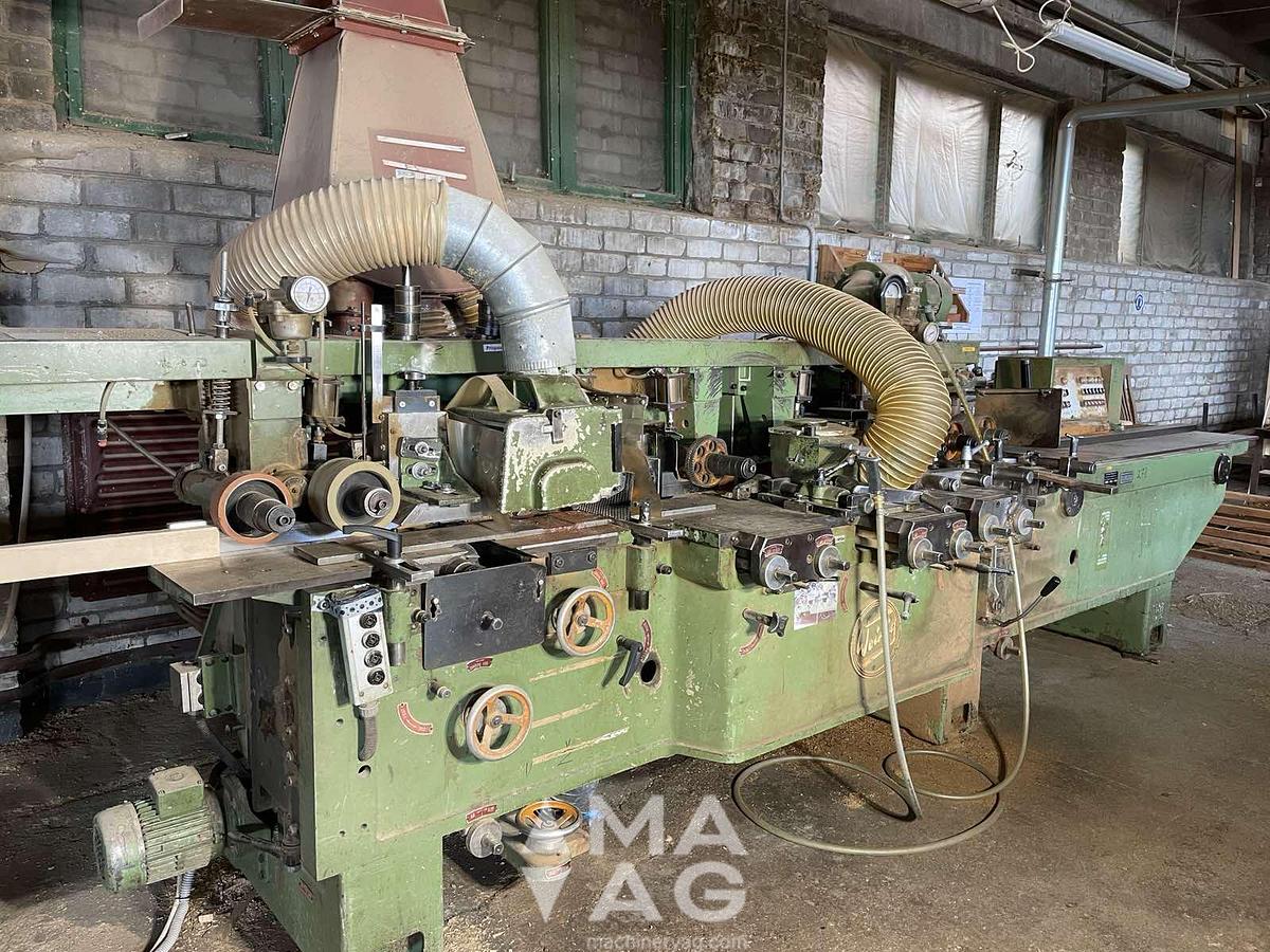 Used 1973 WEINIG PFA 22 four-sided planning moulding