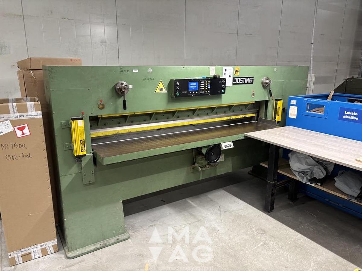 Used JOSTING EFS 2300 L – Modernized Veneer Guillotine