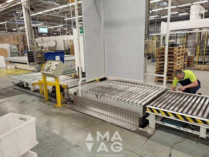 Used Palletizer & Signode bundle strapper 