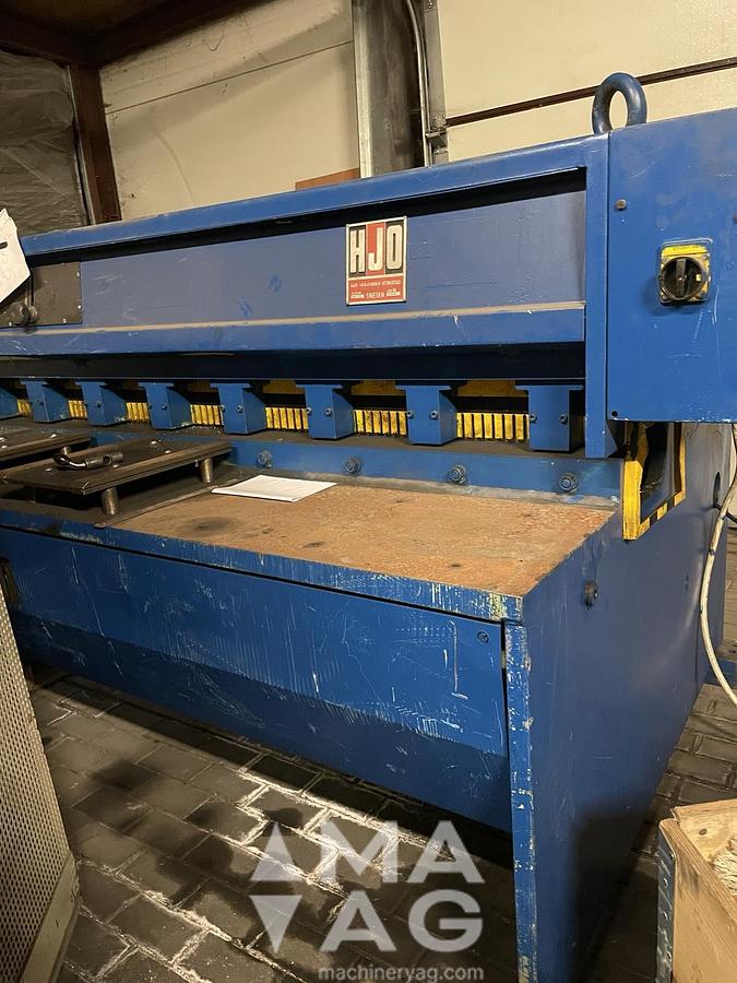 Used HJO 2.5m x 4mm Hydraulic Guillotine