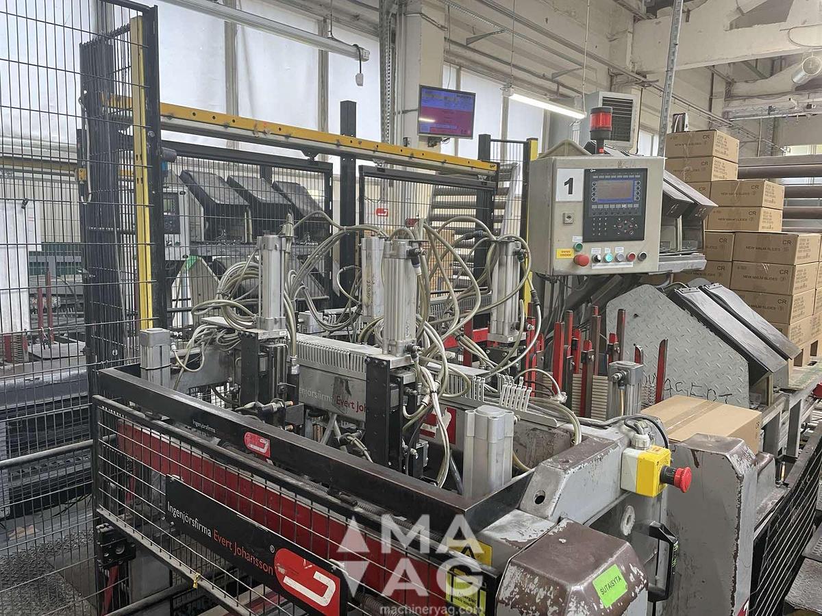 Used Automatic drawer slide insertion line of 3 machines and robot