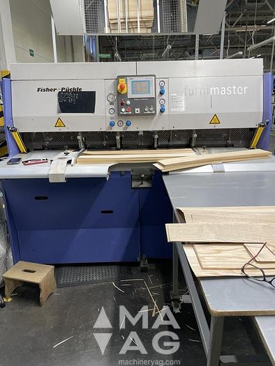 Used Veneer crossfeed splicing Fisher+Rueckle FZR-15 +stacking+lifting