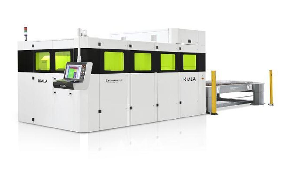 Used KIMLA POWERCUT LF1530 Fiber Laser Cutting System (Fully Automated Line)