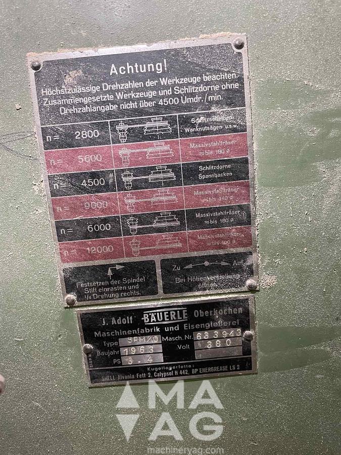 Used Moulders - spindle moulding machines