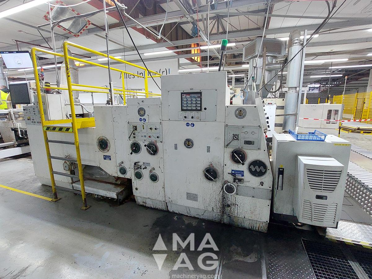 Used Martin 616 Miniline 3 Color Flexo Folder Gluer