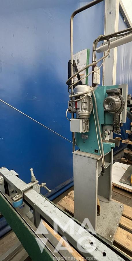 Used SICoM MP1 RE pneumatic manual foot-operated press, year 2017