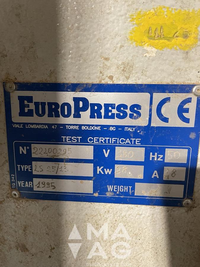 Used 1995 EuroPress LS 25/13