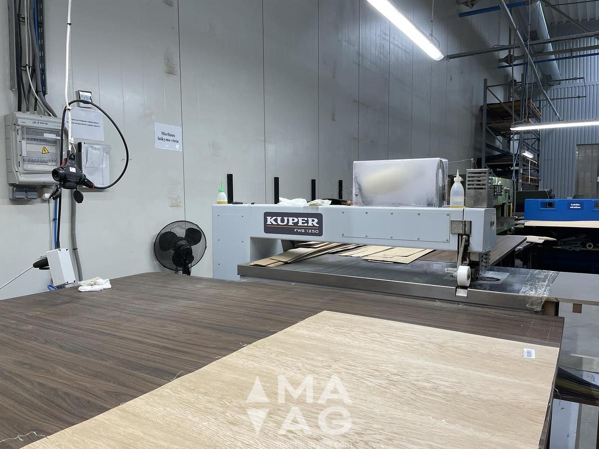 Used KUPER FWS 1250 Veneer splicing machine 
