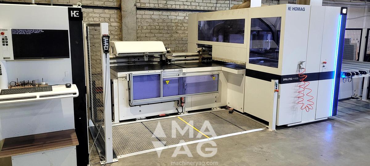 Used 2020 Homag Drillteq H-600 Multi-spindle drilling machine