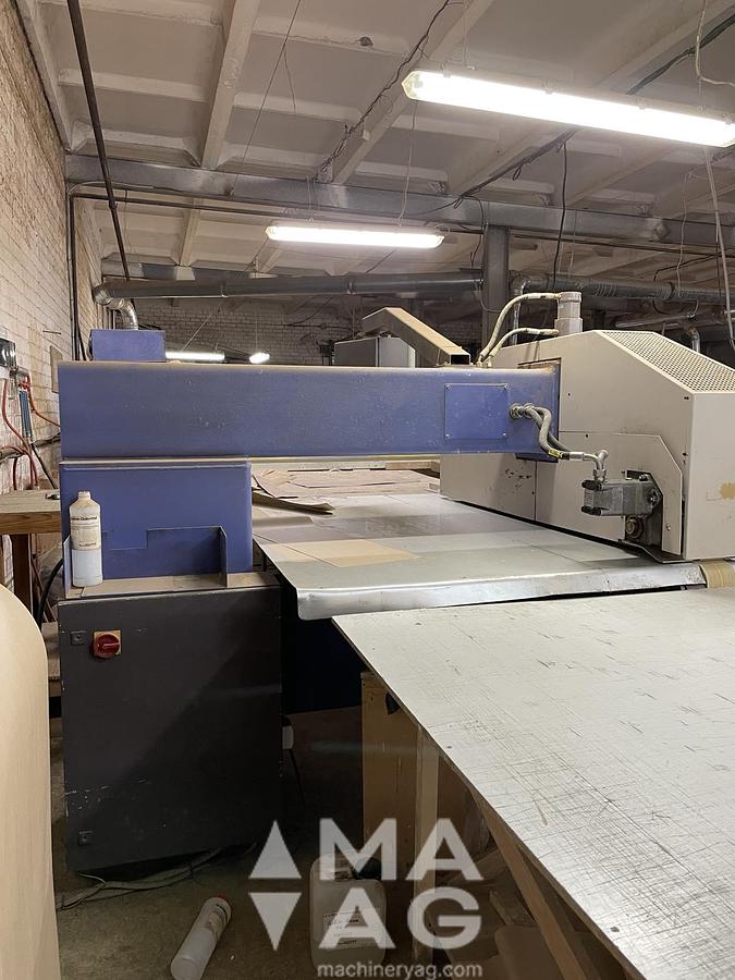 Used Fisher+Rueckle Omnimaster 1200 Veneer splicing machine, year 2009